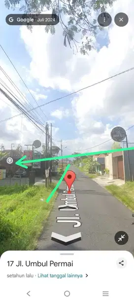 Tanah sangat strategis pinggir jalan umbul permai palagan