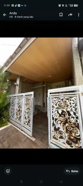 Di sewakan/di kontrakan rumah di taktakan