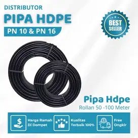 Pipa HDPE SNI Uk 3/4 Inch 1 Roll 100m Rucika – Anti Bocor & Anti Karat