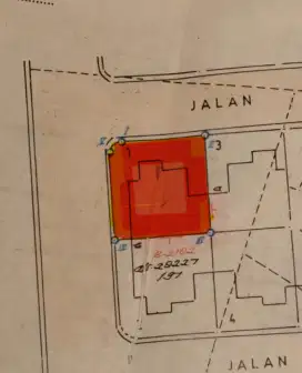 10.9jt/m2 Hitung Tanah saja Bintaro Jakarta Selatan