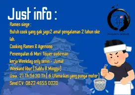 Loker japanese cook