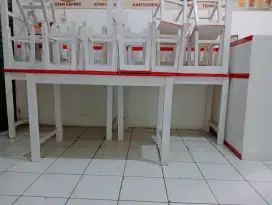 Perlengkapan cafe meja, kompor gas dll