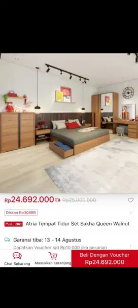Dijual cepat one set furniture