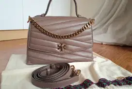 Tory Burch Kira Top Handle Taupe Bekas