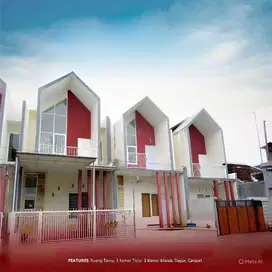 Rumah modern 2 lantai berlokasi strategis