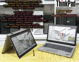 LENOVO THINKPAD YOGA BISA DI LIPAT 360 DERAJAT