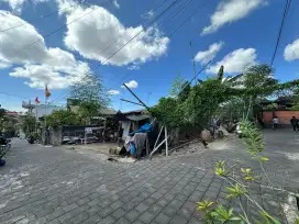 Tanah hook strategis 190m2 lebar 22mtr dekat raya  gn mas dkt seminyak
