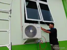 SERVICE AC TIDAK DINGIN, BONGKAR PASANG AC, CUCI AC, TAMBAH FREON DLL