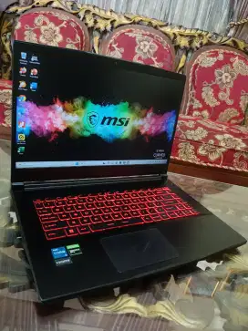 Laptop Gaming MSI Core i5 Gen 11 RAM 16GB SSD 512 NVIDIA 4GB