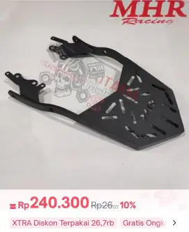 Breket top box honda cb150x