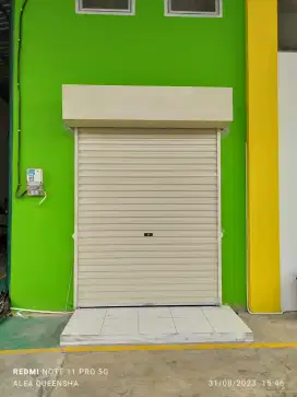 Rolling door kusen aluminium folding gate
