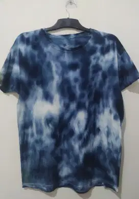 Kaos Tie Die Tag Sablon HANES Unisex