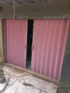 Folding gate, kusen aluminium, rolling door