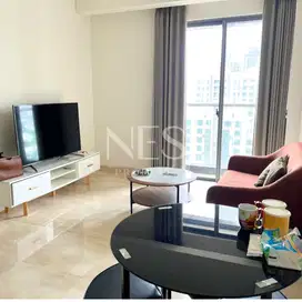 57 PROMENADE Apartment 1 BR, furnished, dekat mall & perkantoran
