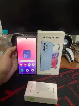 Samsung A53 256GB Fullset Bonus Adaptor Ori baru