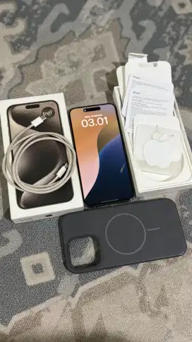 Ip Iphone 15 promax 256gb ibox 
garansi on september