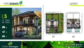 Rumah Primary 2 Lt di Sawangan Dekat The Park Mall Dibantu KPR J-31110