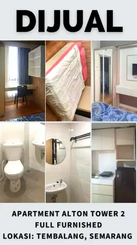 Dijual Apartement Alton Full Furnished Daerah Tembalang, Semarang