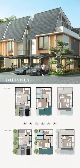 Rumah 3 Lantai Siap Huni dekat Mall Paradise Walk Serpong J-31353