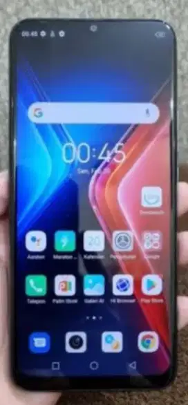 Jual Infinix hot 11 play, Lcd 6,8, Ram 4/64gb, Batre lama 6000mAh,