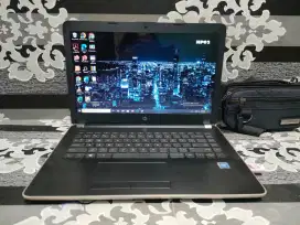 Laptop HP 14 -BS0045AU -CELERON -8GB-SSD 128GB -SIAP PAKAI -GRESS