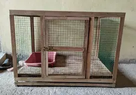 Kandang kucing kayu murah