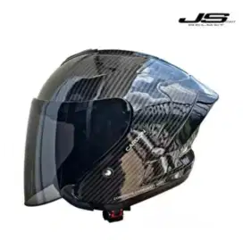 Helm Carbon JS size L (edisi kekecilan)