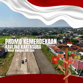 Promo Merdeka Kavling Pucangan Dekat Kampus UIN Solo