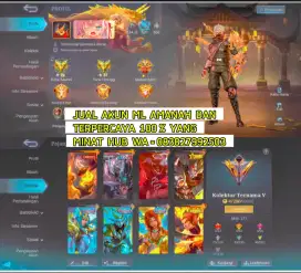 jual akun mobile legend akun ml Sultan murah terbaru