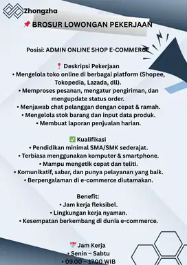 Kami membutuhkan Anda untuk bergabung dengan kami