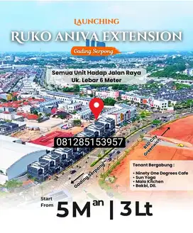 Aniva studio loft paling prestisious di jl utama termurah 4,9man
