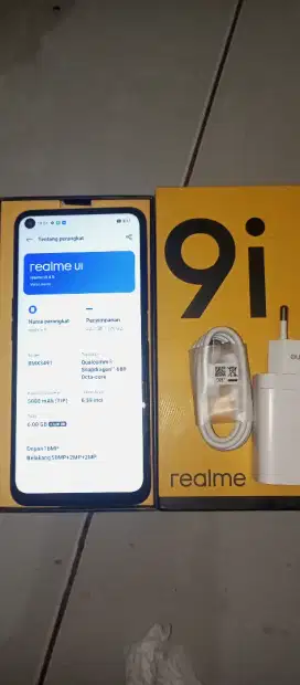 Handphone second Realme 9i RAM 6+4 GB/128 GB FULLSET NOMINUS
