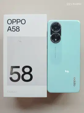OPPO A58 RAM 8+8/128 MULUS FULSET