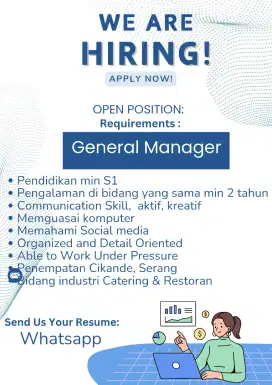 Dicari General Manager