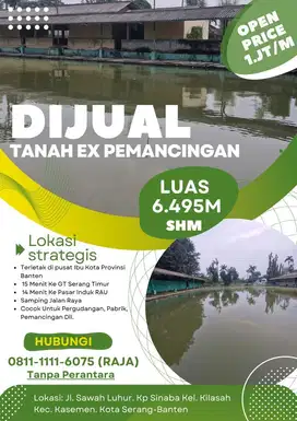 Tanah Bekas Pemancingan Galatama