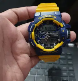 G SHOCK GA 400 Yellow On Blue