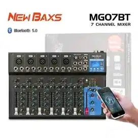 Mixer audio 7chanel merk new baxs