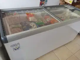 GEA Freezer kaca sleding 516 Liter