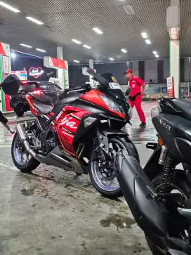 BU ninja 250 fi 2014 pajak semua ON Plat ON
