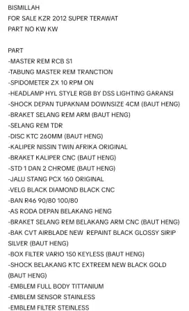 Bissmillah dijual motor Honda Vario kzr 2012 modifikasi