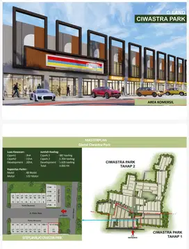 Ruko Baru Ciwastra cluster terdepan strategis jual cepat termurah