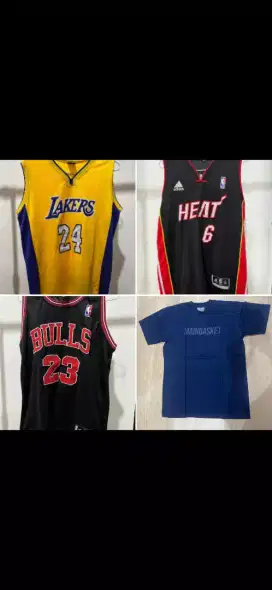 Jual borongan jersey basketball kaos baju basket not eiger