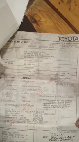 Toyota Soluna 2000 Bensin