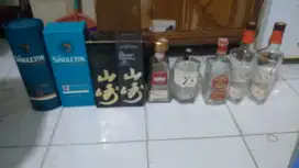 Botol bekas minum luar negri