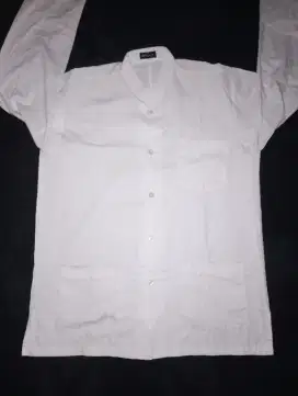 Baju Muslim Koko Pria Ehsan Putih Size L 
Second