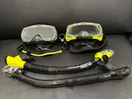 Original Tusa MaskSnorkel Imprex 3-D Dry Adult