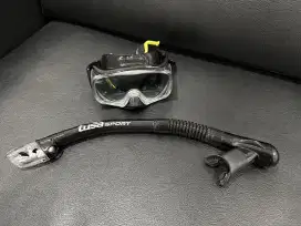 Original Tusa MaskSnorkel Imprex 3-D Dry Adult