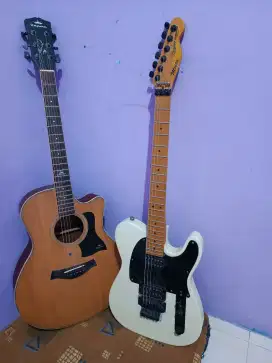 Di Jual Gitar Akustik dan Elektrik