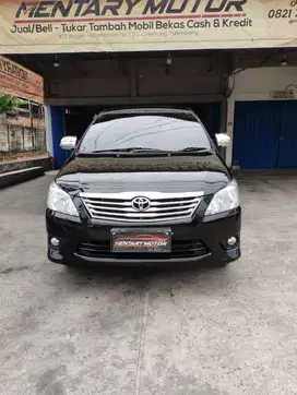 Toyota Innova 2.0 G Bensin Manual Tahun 2013 Hitam Metalik Bagus Kece