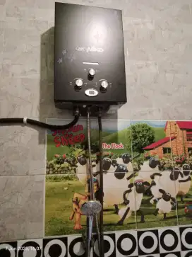 Water Heater Gas Niko - Komplit Pasang.